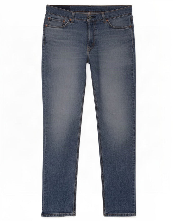 Levi's Masculino 511 Slim Jeans W33 L34 Azul Algodão