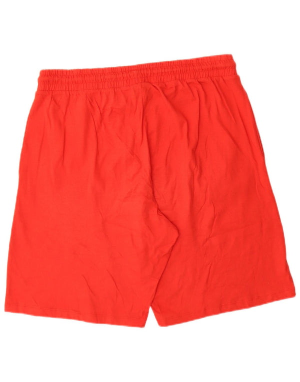 Lotto Mens Sport Shorts Grande Algodão Vermelho