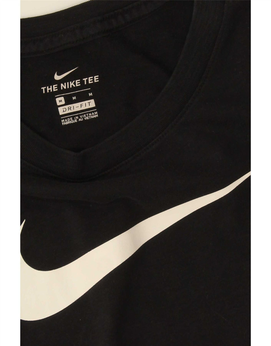 Camiseta Nike Feminina Dri Fit Graphic Top UK 14 Médio Preto