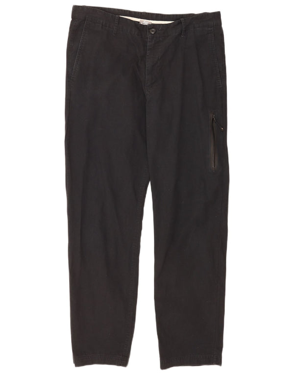 Calça cargo reta masculina Nike W34 L30 algodão preto