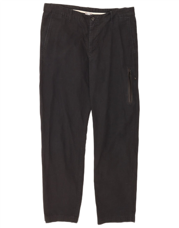 Calça cargo reta masculina Nike W34 L30 algodão preto