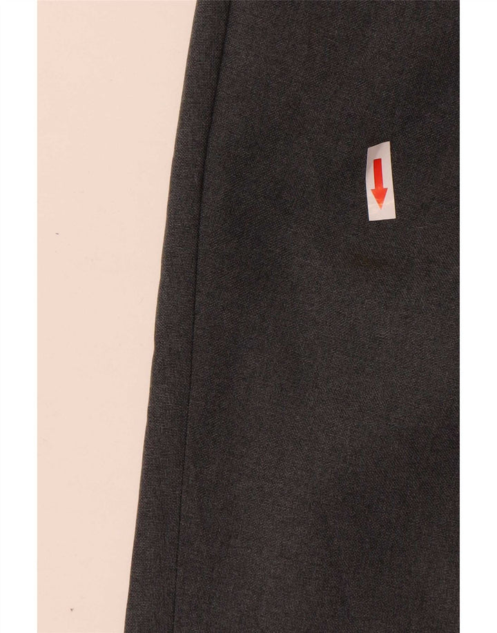 Calça masculina Farah Pegged Suit W38 L30 poliéster cinza