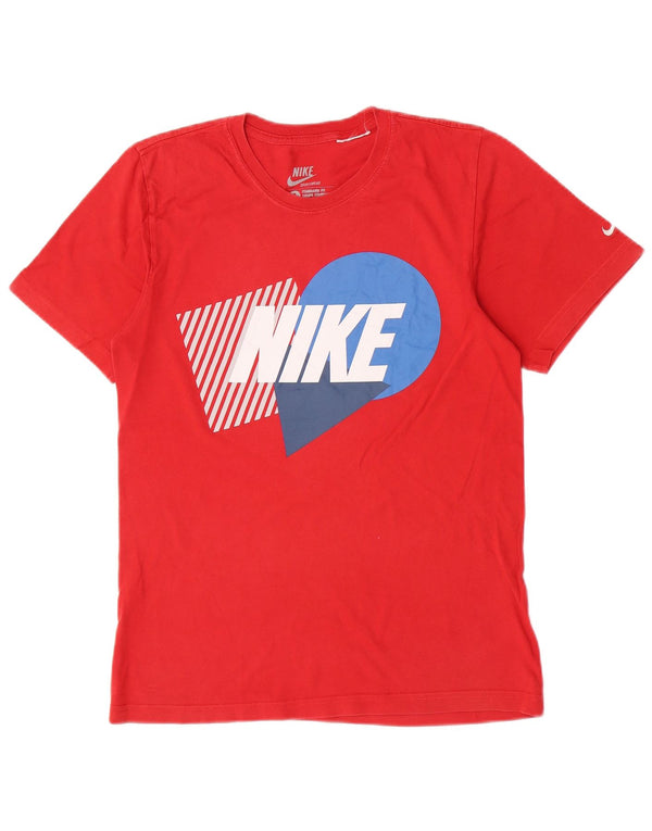 Camiseta Nike Masculina Standard Fit Graphic Top UK 34/36 Pequena Vermelha