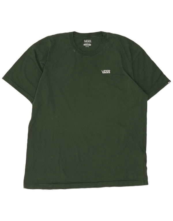 Camiseta Vans Masculina Classic Fit Top XL Verde Algodão