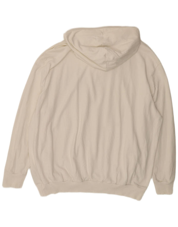 Calvin Klein moletom com capuz gráfico masculino 3XL algodão branco