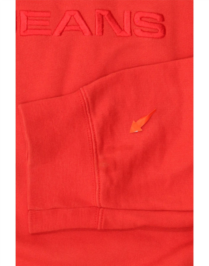 RIFLE Mens Heritage Graphic Sweatshirt Jumper XL Red Cotton