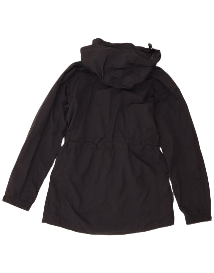 Jaqueta de chuva feminina com capuz Mountain Warehouse UK 14 grande nylon preto