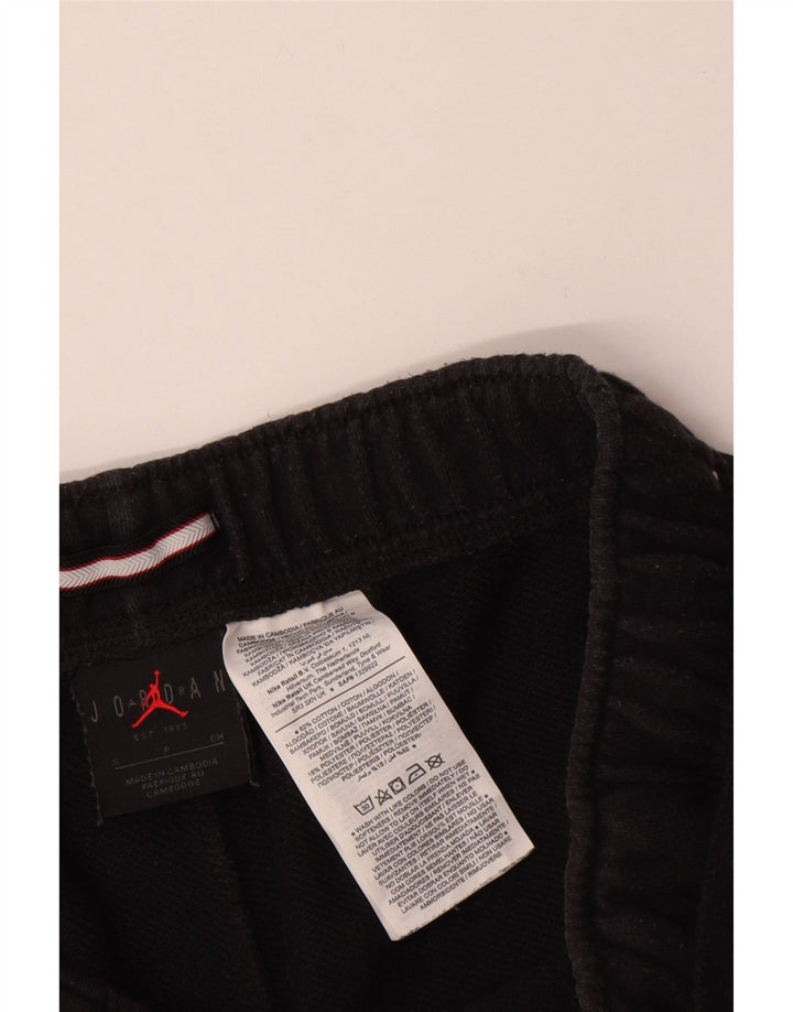 Shorts esportivos gráficos masculinos JORDAN pequenos de algodão preto