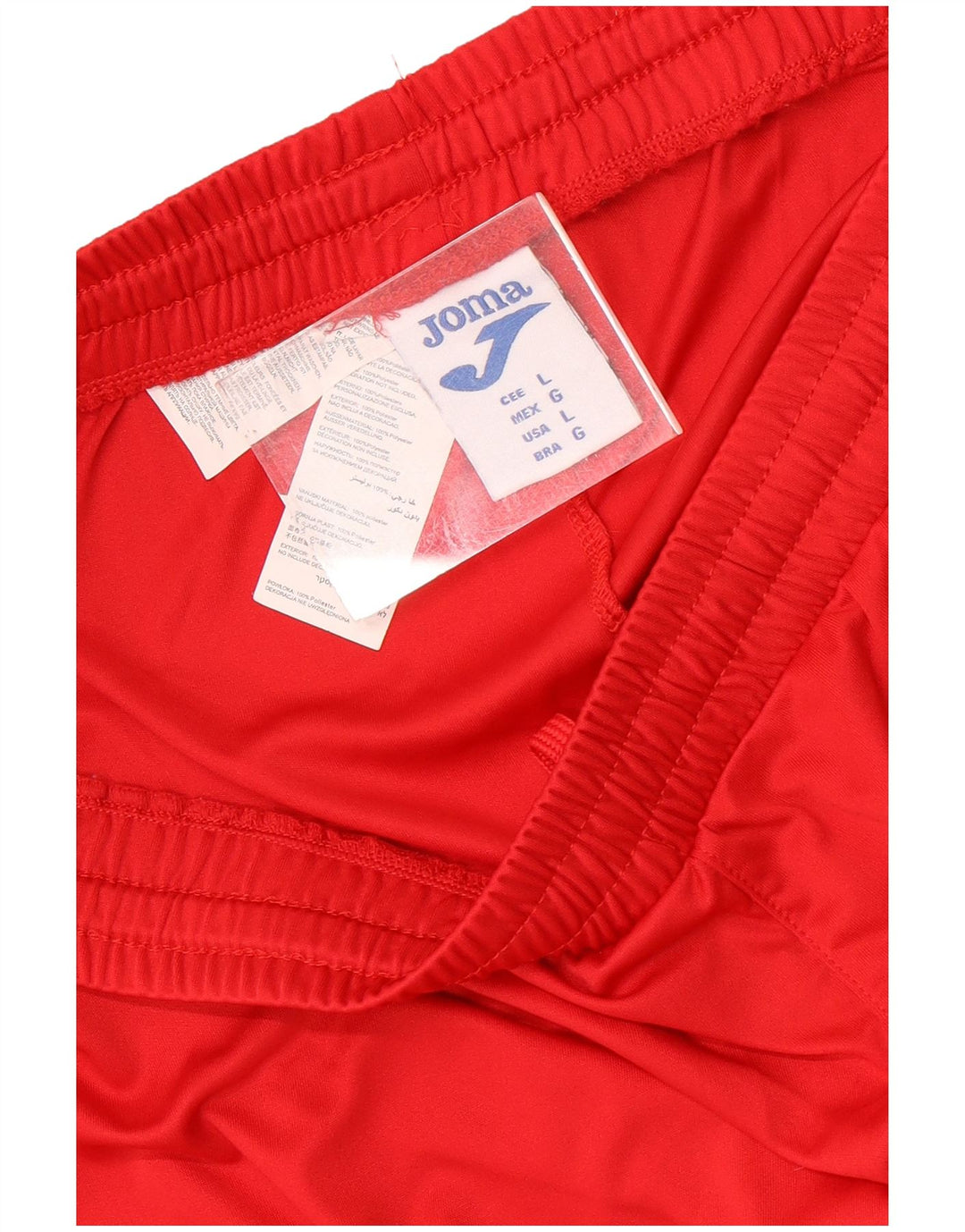 Joma Mens Sport Shorts Grande Poliéster Vermelho