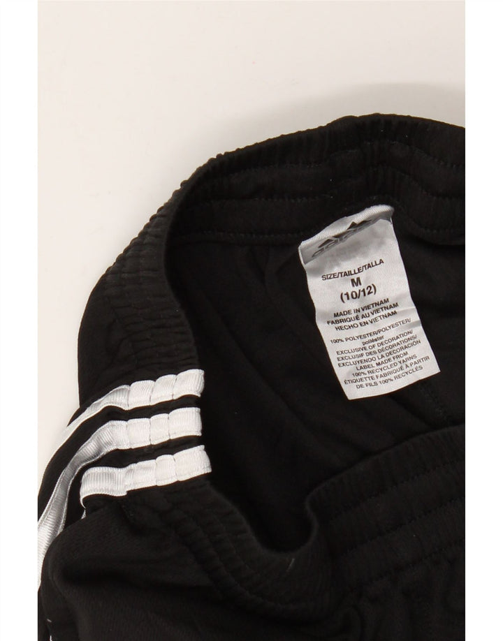 Shorts esportivos masculinos Adidas 10-11 anos médio preto poliéster
