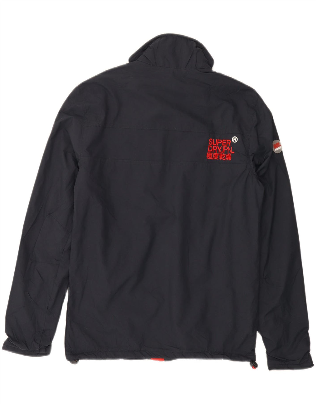 Jaqueta corta-vento masculina SUPERDRY The Windhiker UK 36 pequena azul marinho