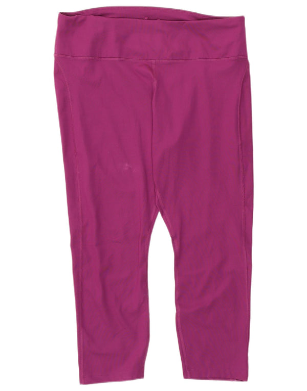 Leggings Nike Dri Fit Capri UK 18 XL Roxo Poliéster