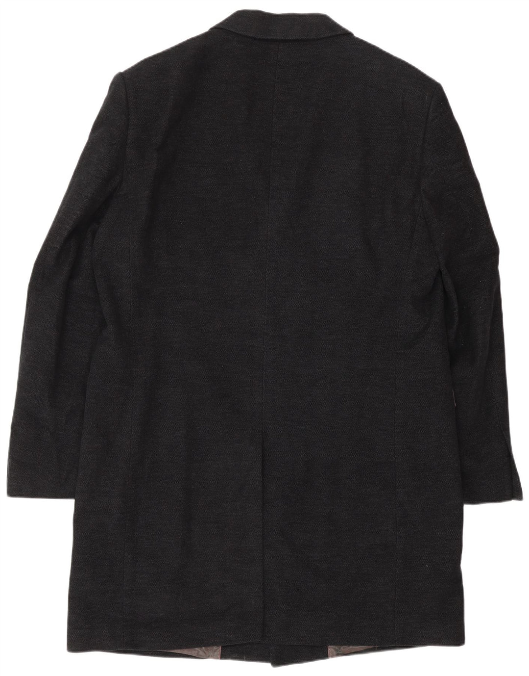 Sobretudo masculino John Lewis UK 42 XL algodão azul marinho