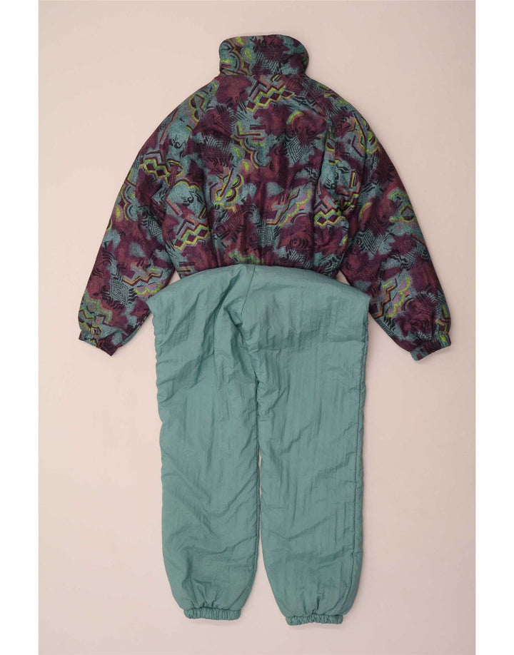 Macacão de esqui feminino Brugi EU 46 XL azul poliamida geométrica