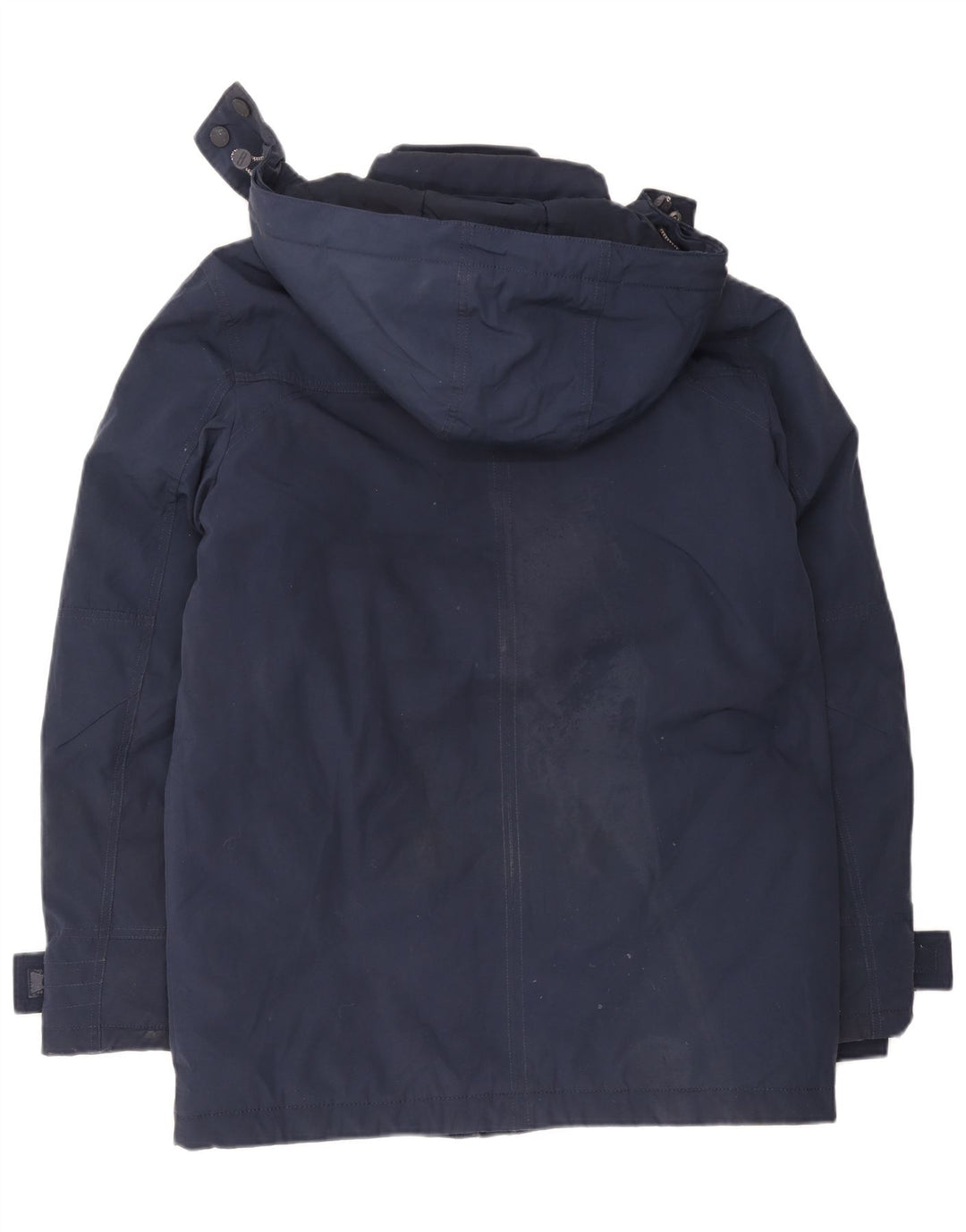 Tommy Hilfiger Casaco corta-vento masculino com capuz Reino Unido 38 Médio Azul marinho