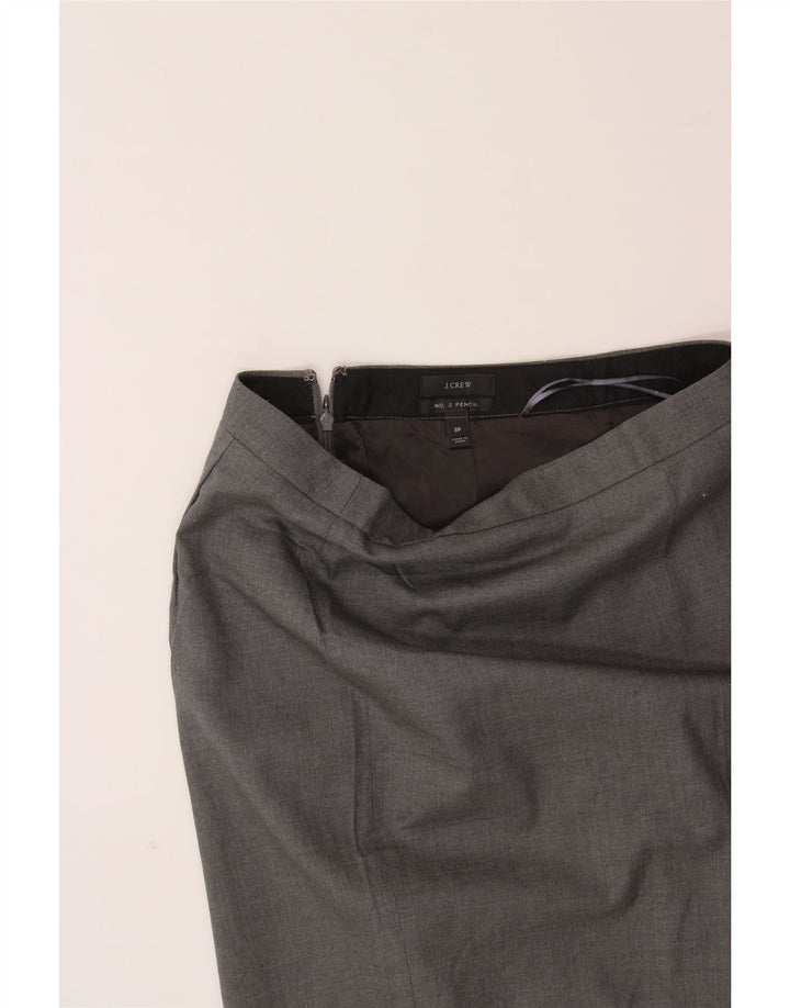 J. CREW Womens Pencil Skirt US 8 Medium W30 Grey Wool Vintage J. Crew and Second-Hand J. Crew from Messina Hembry 