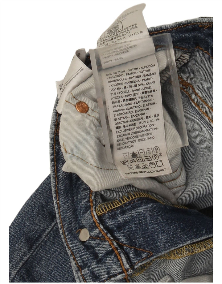 Levi's Masculino 512 Slim Jeans W30 L30 Azul Algodão