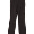Calça feminina Zara Bootcut Chino médio W28 L32 algodão preto