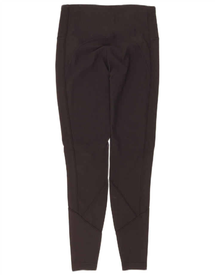 Leggings femininas LULULEMON EUA 8 nylon preto médio