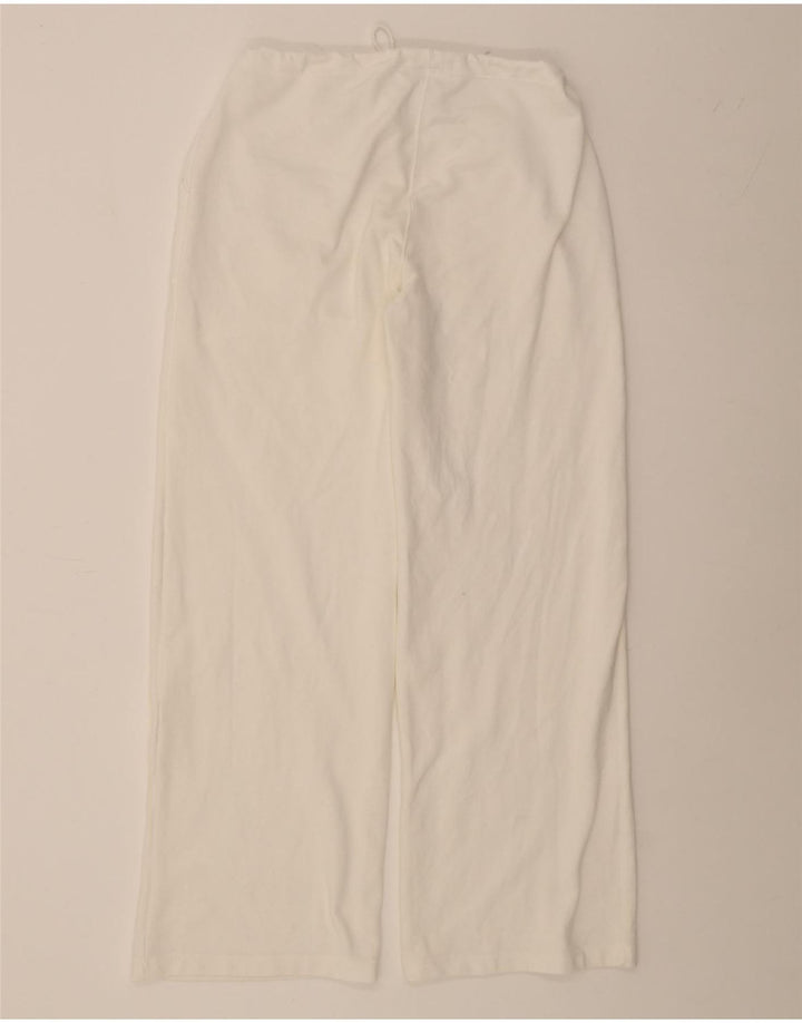 CHAMPION Womens Tracksuit Trousers UK 18 XL White Cotton Vintage Champion and Second-Hand Champion from Messina Hembry 