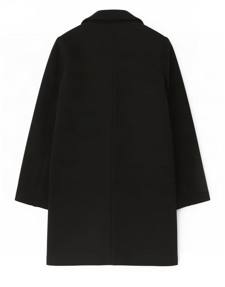 Sobretudo feminino Marks & Spencer UK 6 XS poliéster preto