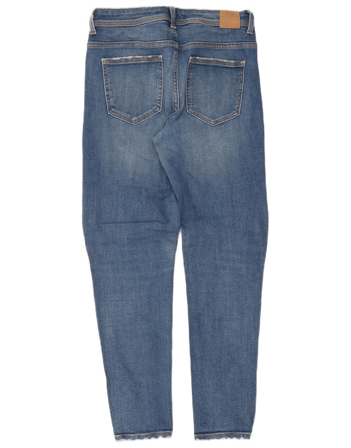 Zara Jeans Slim Feminino EU 38 Pequeno W28 L27 Azul