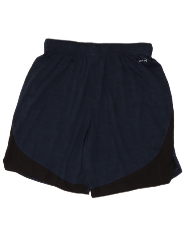 Russell Athletic Mens Sport Shorts Médio Azul Marinho Colourblock Poliéster