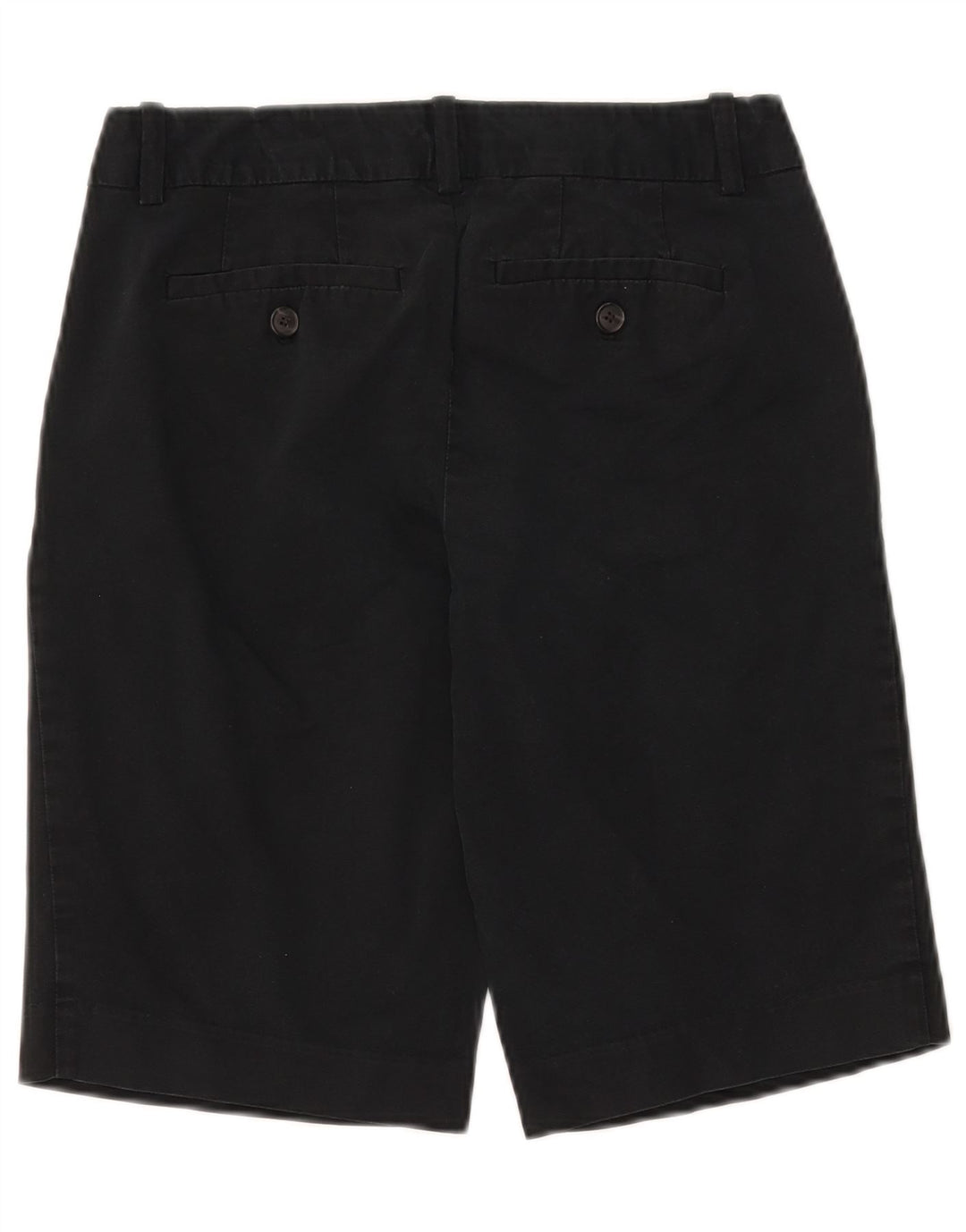 EDDIE BAUER Bermuda feminina US 2 XS W28 algodão preto