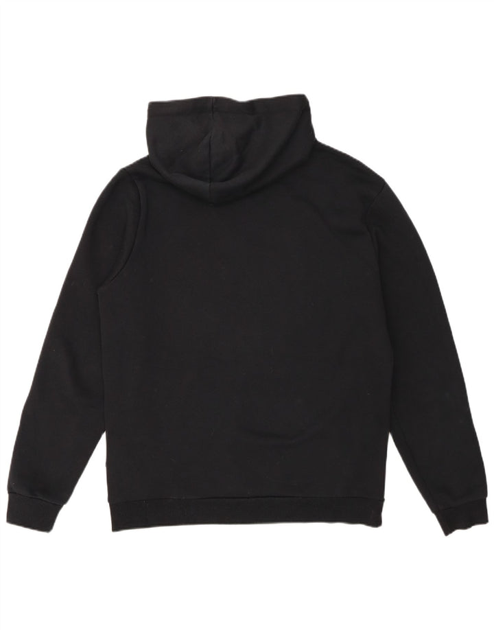 Puma Mens Hoodie Jumper Médio Algodão Preto