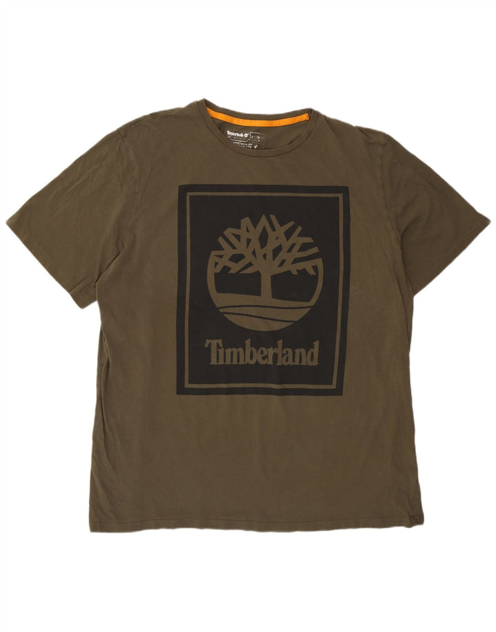 Camiseta masculina Timberland Regular Fit Graphic Top 3XL Caqui