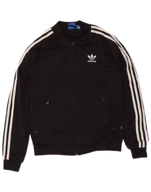 Jaqueta Adidas Feminina Graphic Tracksuit UK 12 Médio Preto