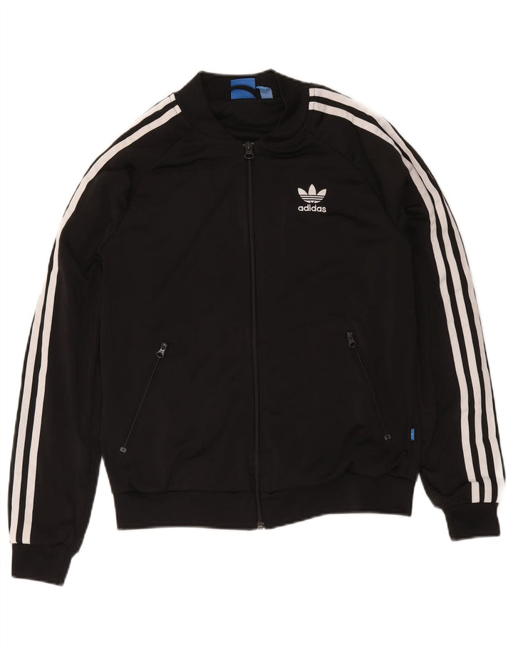 Jaqueta Adidas Feminina Graphic Tracksuit UK 12 Médio Preto