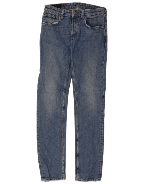Calvin Klein Masculino Slim Jeans W30 L32 Azul Algodão