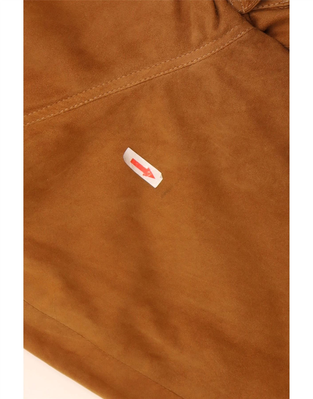 Jaqueta bomber masculina vintage de camurça UK 40 grande marrom