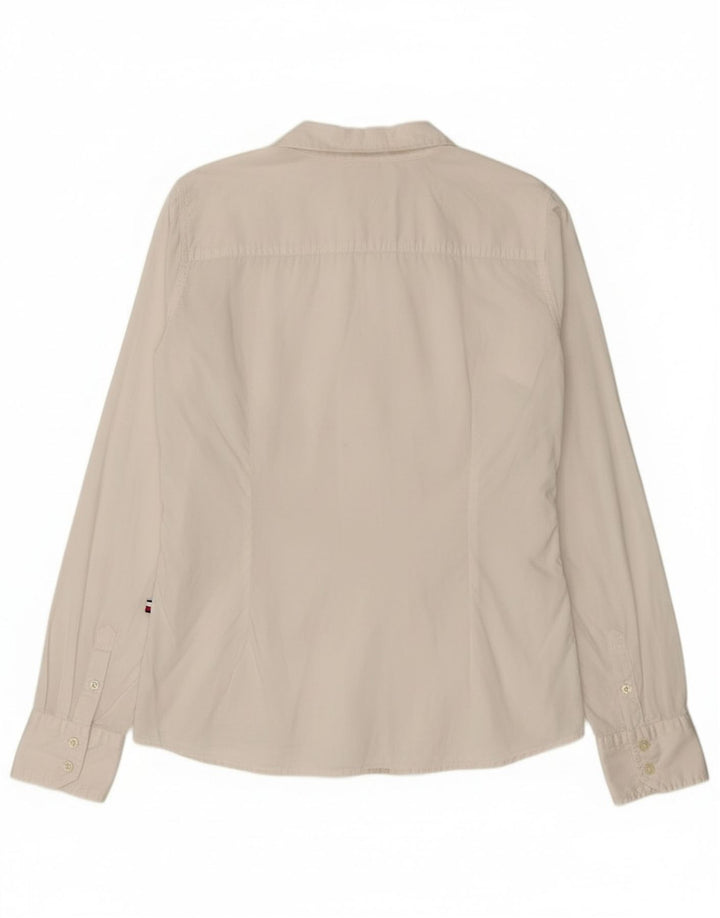 Camisa Tommy Hilfiger Feminina UK 12 Médio Algodão Branco