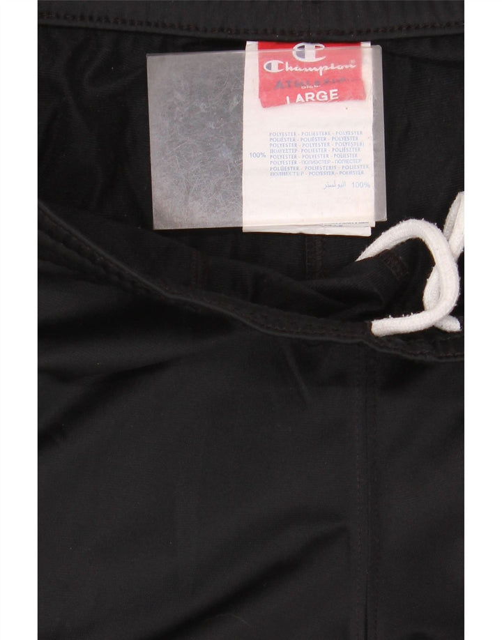 Calça de treino masculina CHAMPION grande poliéster preto