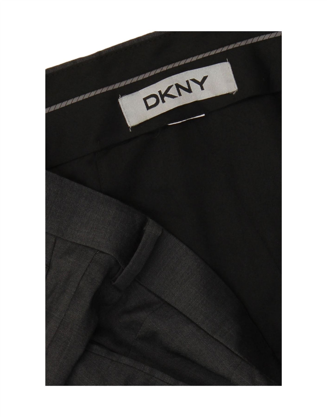 Calça masculina reta DKNY W34 L30 cinza