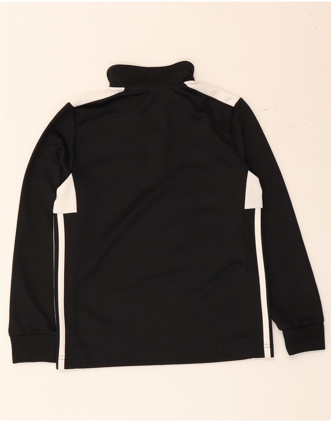 Adidas Meninos Climalite Pulôver Top de treino 9-10 anos Preto Colorblock