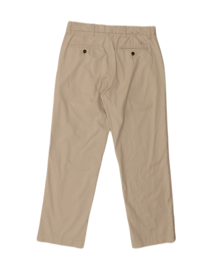 Calça Chino Reta Masculina ADIDAS W32 L30 Algodão Bege