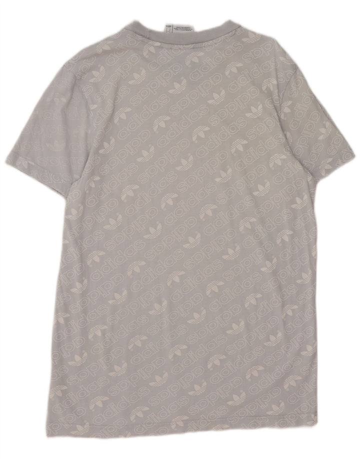 Camiseta Adidas Masculina Graphic Top Grande Algodão Azul