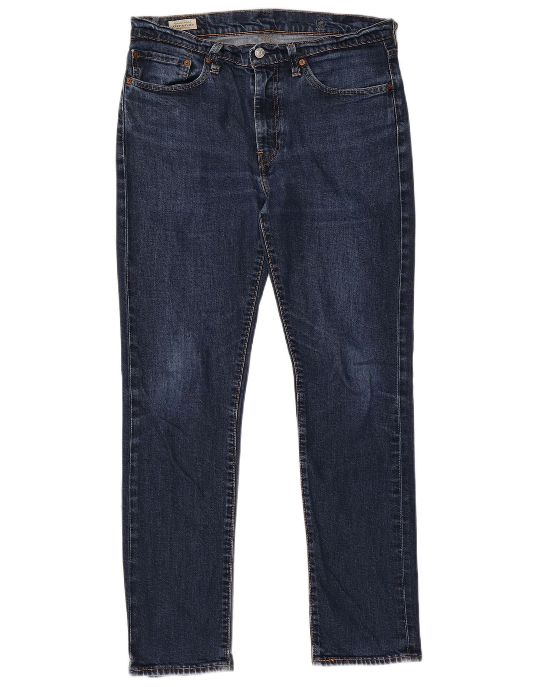 Levi's Masculino 511 Slim Jeans W34 L32 Azul Marinho Algodão