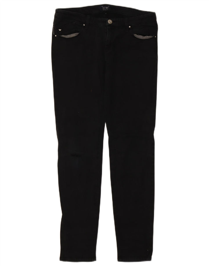ARMANI Jeans Skinny Feminino W29 L29 Algodão Preto