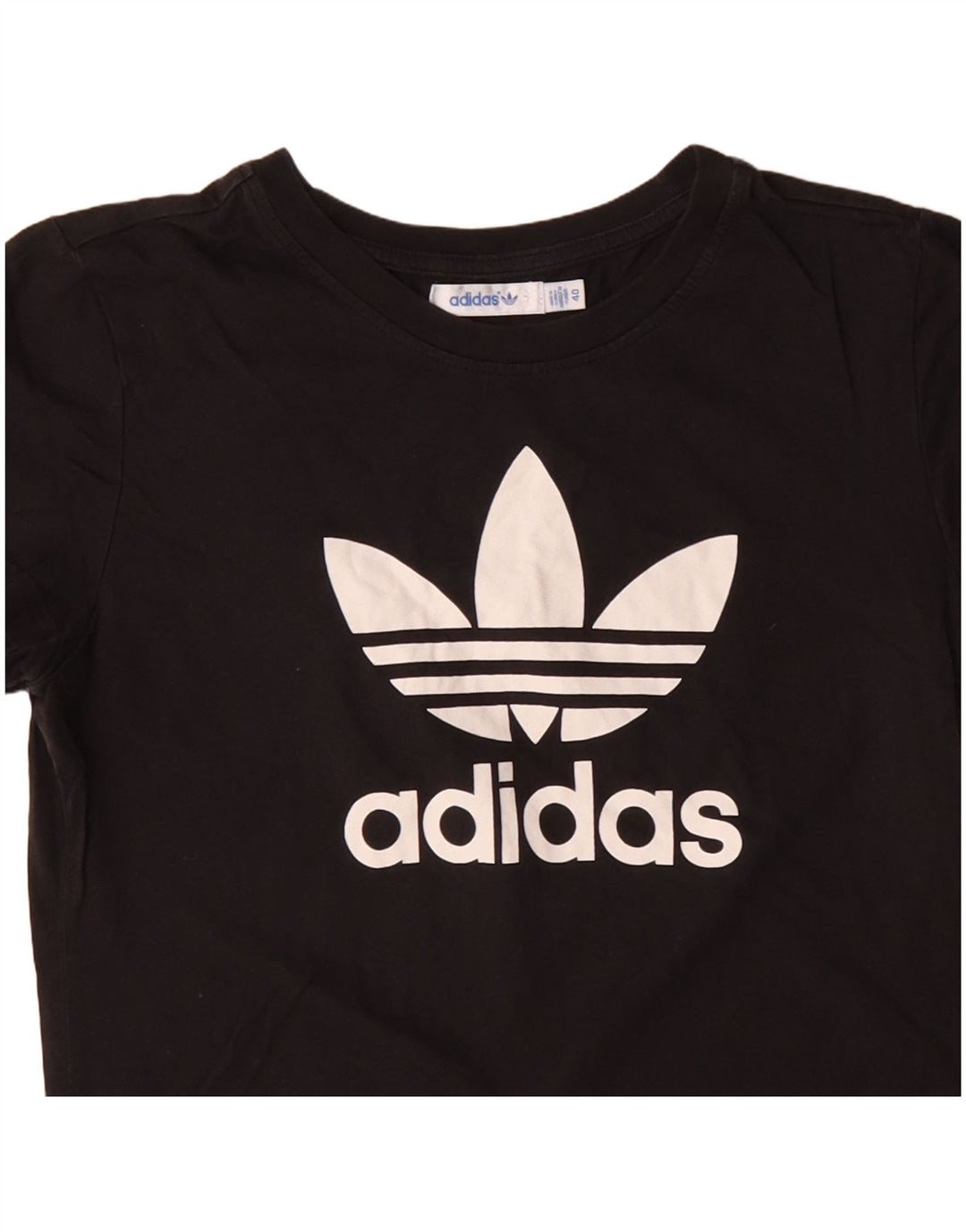 Camiseta Feminina Adidas Graphic Top IT 40 Pequena Algodão Preto