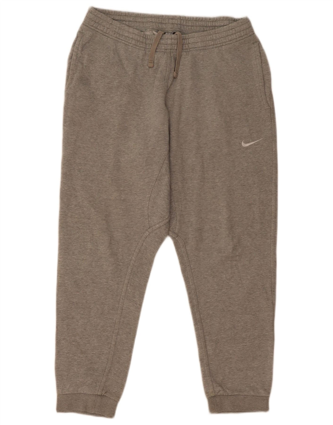 Calça de treino masculina Nike joggers grande algodão cinza