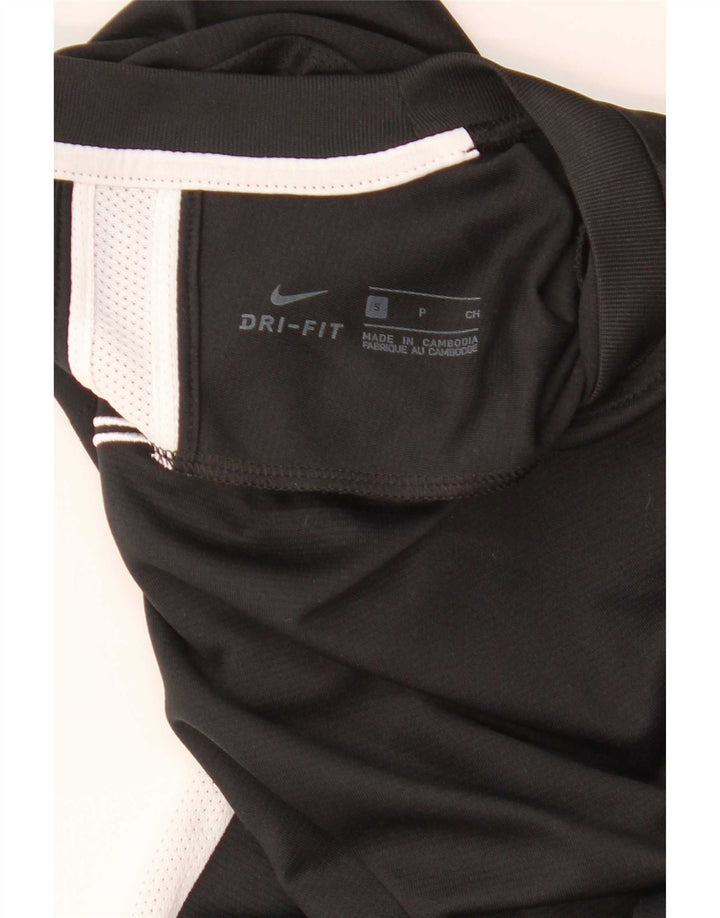 Camiseta Nike Masculina Dri Fit Top Pequeno Bloco Colorido Preto