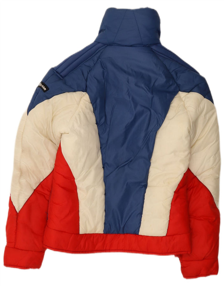 Jaqueta feminina acolchoada com capuz Ellesse IT 42 Medium Multicolor Colourblock
