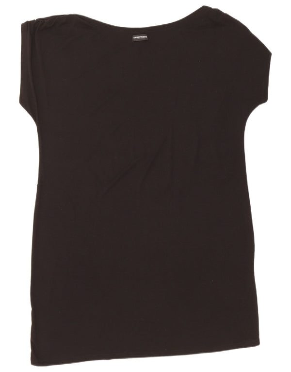 Vestido camiseta feminino Emporio Armani Reino Unido 14 médio preto
