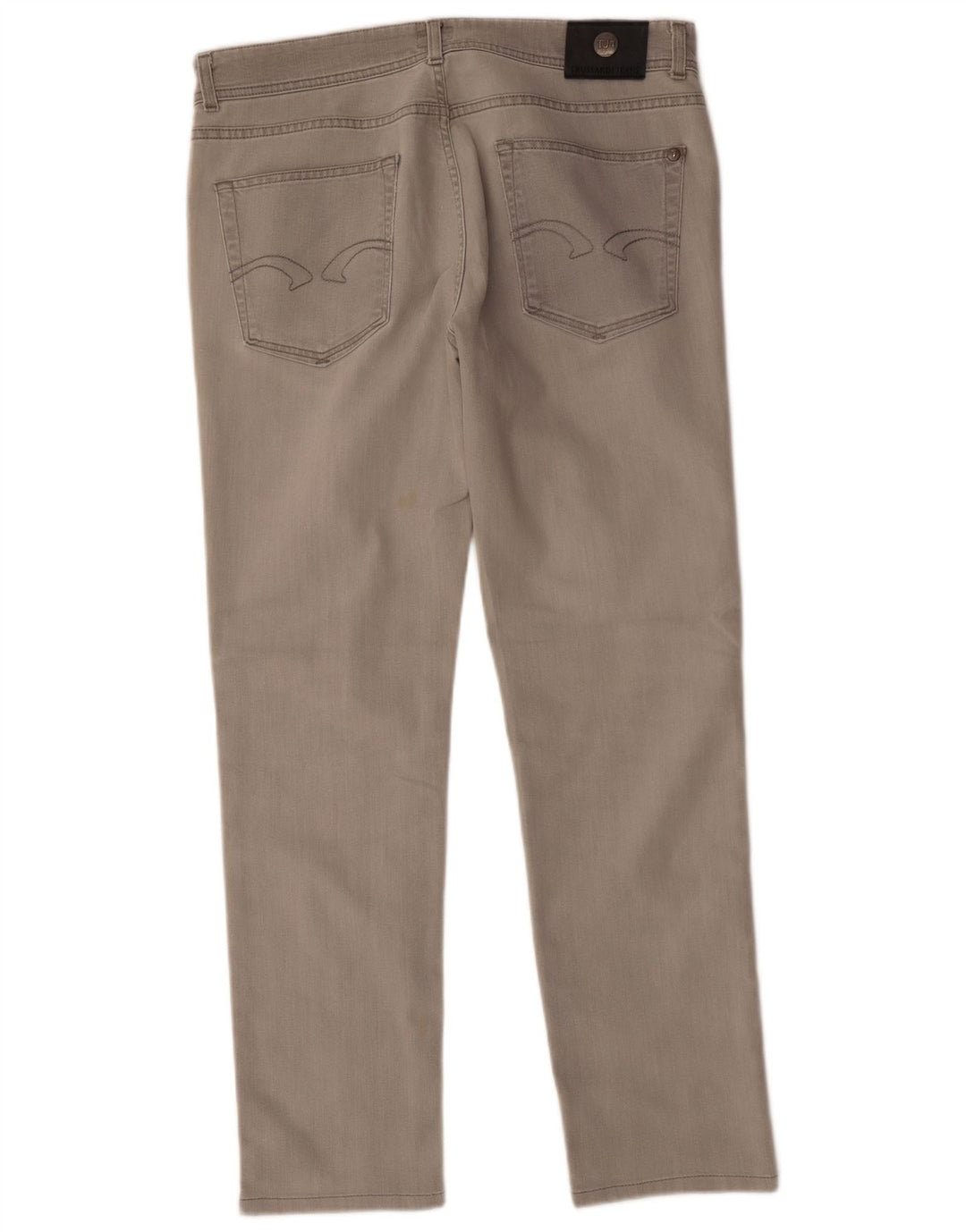 Jeans retos masculinos TRUSSARDI W36 L31 algodão cinza