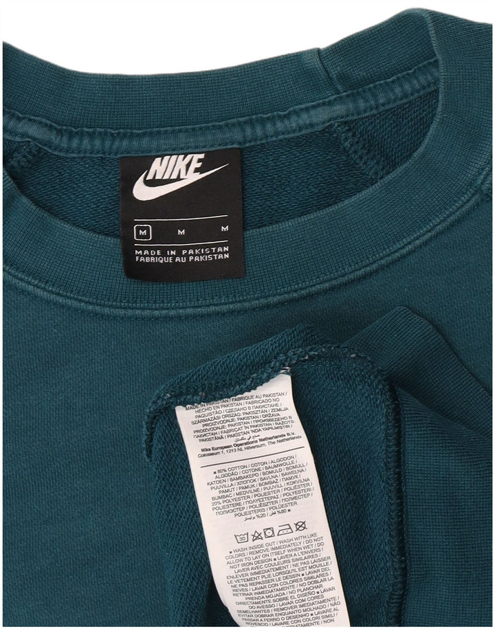 Moletom feminino Nike Jumper UK 14 médio algodão verde