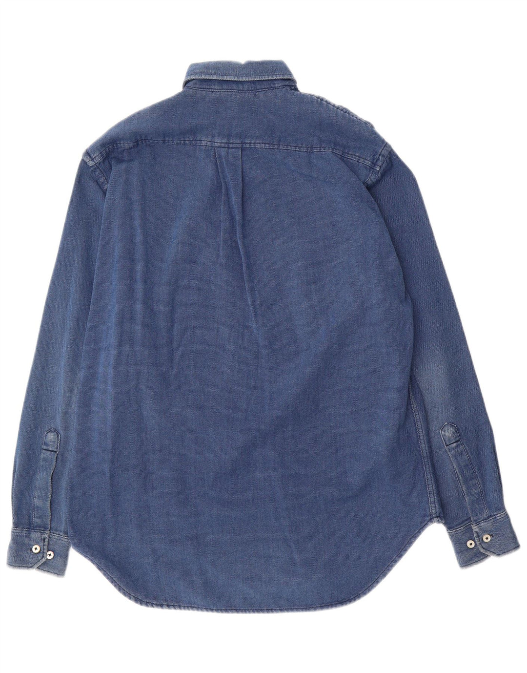 Camisa masculina Sailwear Murphy & Nye de algodão azul médio